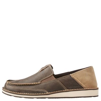 Ariat Cruiser - Loafers Schoenen DonkerBruin / Beige Heren - 14292-674